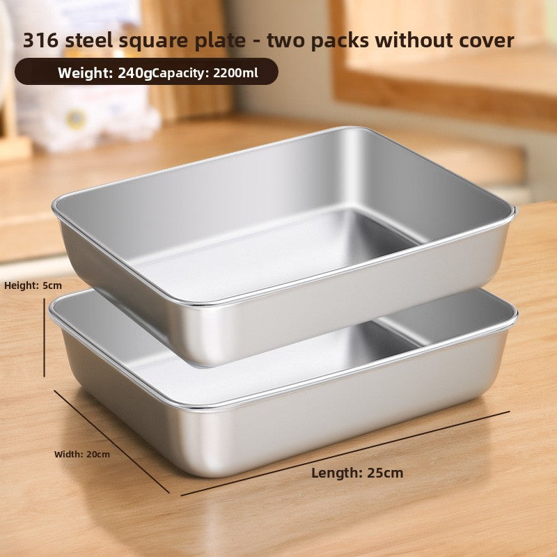 Food Prep Plate with Lid