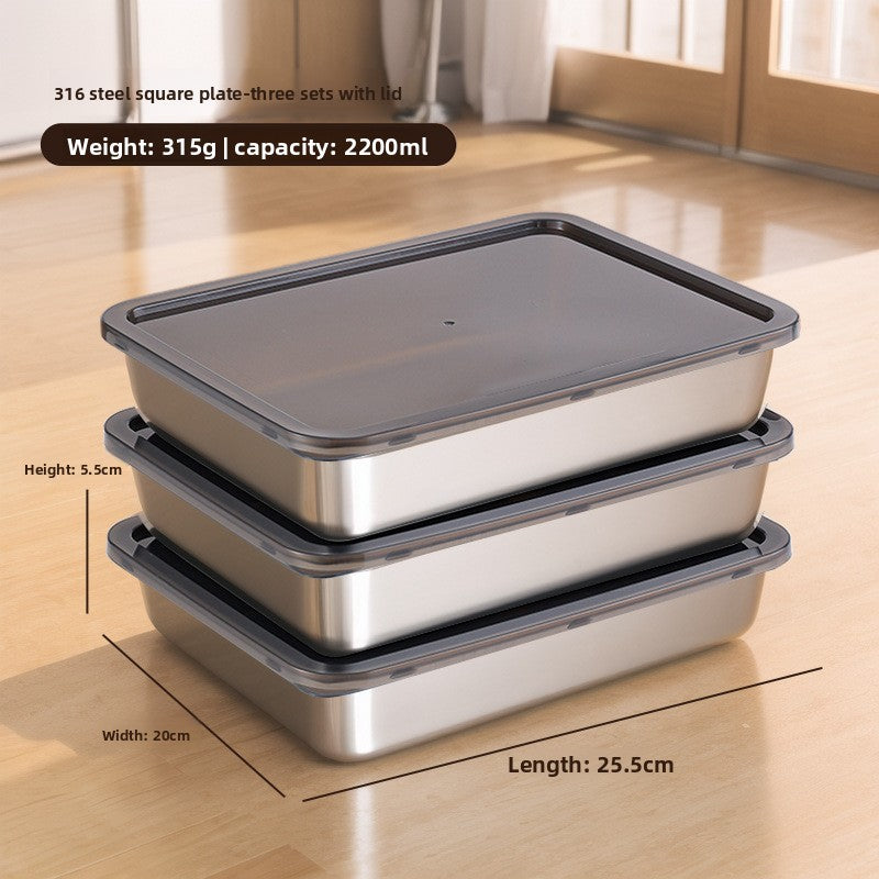 Food Prep Plate with Lid